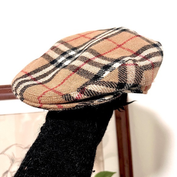 Burberry London Newsboy Flat Cap 100% Wool - Picture 6 of 6